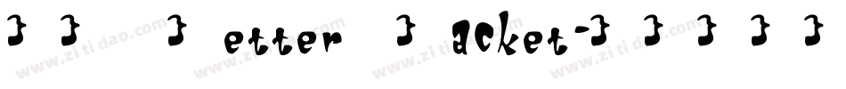GE Letter Jacket字体转换